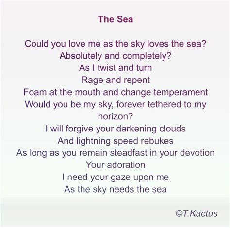 Sea Love Poems