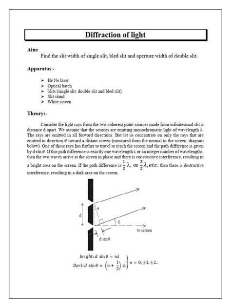 Image result for Diffraction of Light Grade 5