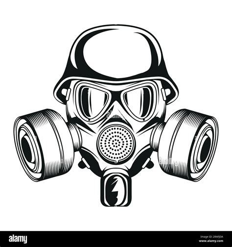 Gask Mask Drawing