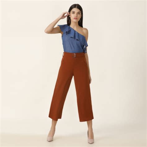 Get One off shoulder ruffel top at ₹ 1100 | LBB Shop