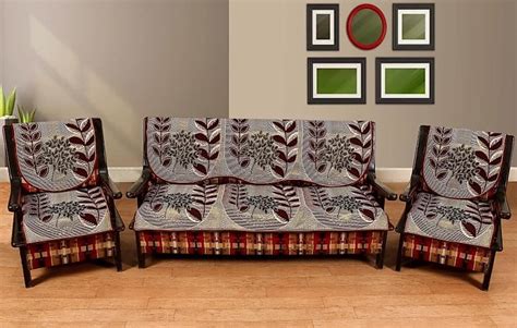 TRUE PAISA 3 Seater Sofa Slip Covers for Living Room - Sofa Covers 3 ...