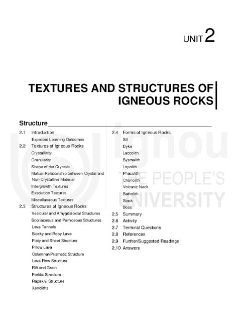 Unit-2 - Environment protection - UNIT 2 TEXTURES AND STRUCTURES OF ...