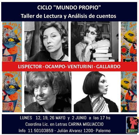MUNDO PROPIO- Taller de lectura y análisis de cuentos , Julián Álvarez ...