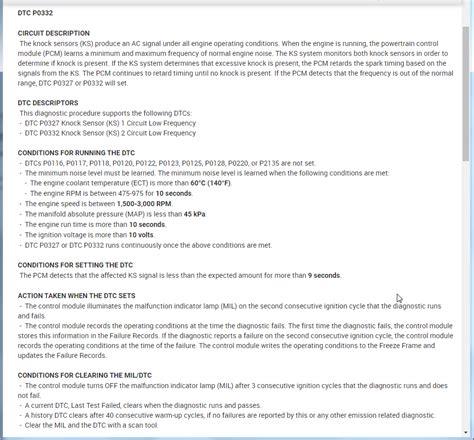 Code P0332 Knock Sensor Chevy Traverse 2010 的图像结果