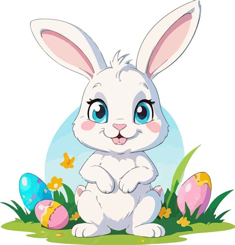 Easter Rabbit Cartoon Art, Rabbit Clipart, Easter Clipart, Art Clipart ...