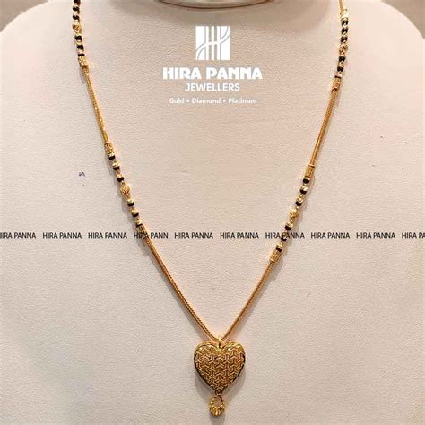 Fancy Love Symbol Black Beads Mala – Hirapanna Jewellers