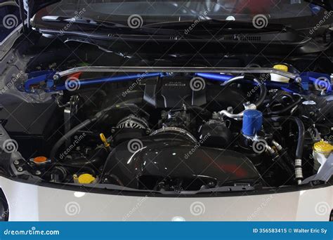 Subaru Brz Engine at Neo Classic Car Show in Muntinlupa, Philippines Editorial Image - Image of ...