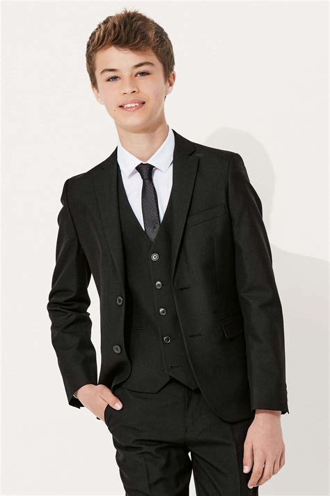 Boys Next Black Suit Jacket (12mths-16yrs) - Black Wedding Page Boys ...