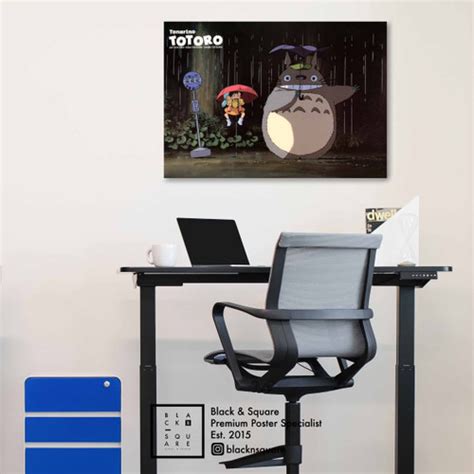 Jual Premium Poster - Ghibli My Neighbor Totoro - Borderless Frame ...