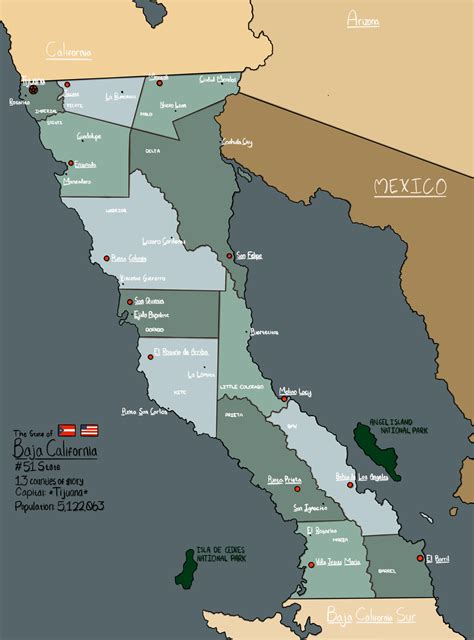 Map Of Tijuana Baja California