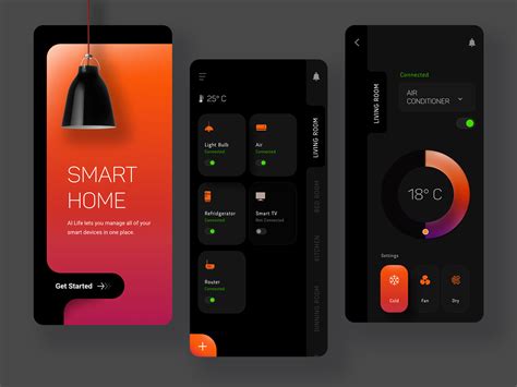 Home Screen Mobile App Dashboard Design New