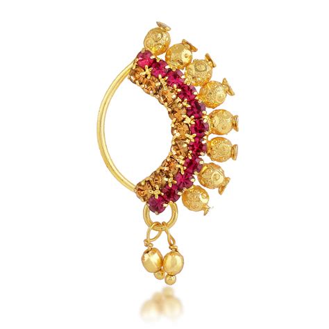Buy PARNA;Beyond Love Traditional Maharashtrian Ruby Stone Diamond ...