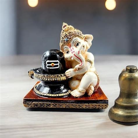 Buy perpetual Handcrafted Polyresin Eco Friendly Lord Ganesha Ganpati ...