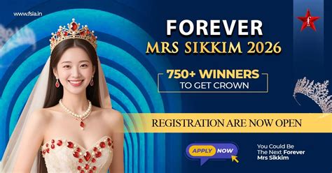 Mrs Sikkim 2026 | Online Auditions Open | Application Form for 2026