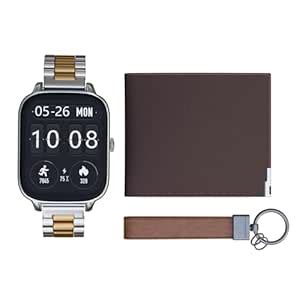 Vibez Elite Luxury Smart Watch for Men&Gift Box- Premium Stainless ...