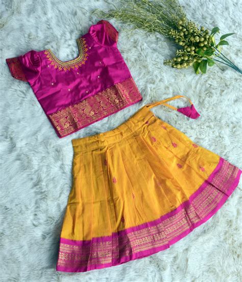 Langa blouse designs for kids – Baby&Me