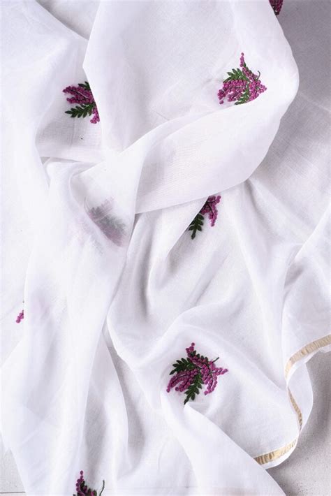 Magenta Lilacs Fabric – Khes Textile