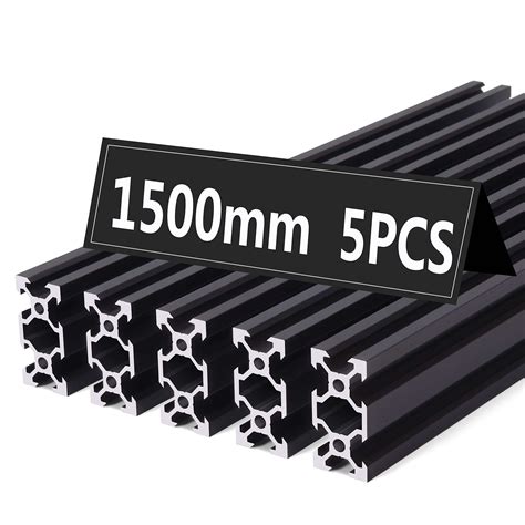 1500mm Black V Type 2040 Aluminum Extrusion Profile European Standard ...