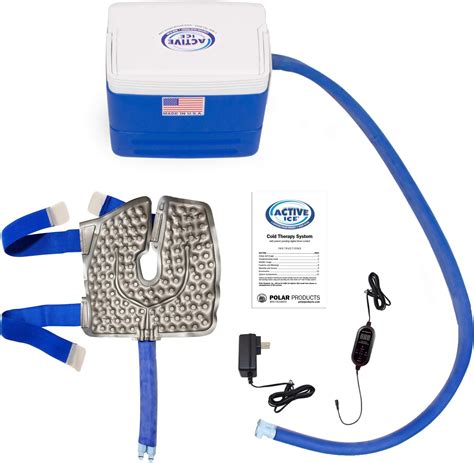 Amazon.com: Polar Active Ice 3.0 Cold Therapy Ice Machine System with Programmable Timer, Knee ...