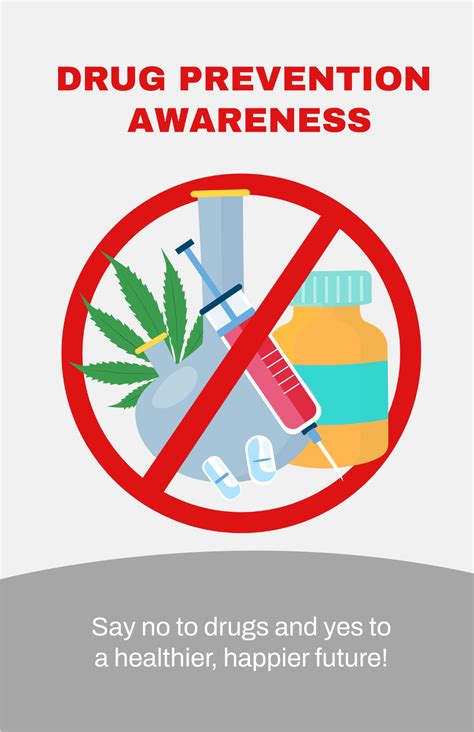 Free Drug Awareness Poster Templates to Edit Online