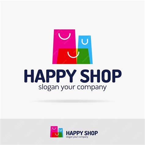 Premium Vector | Shopping bags logo set colorful modern style for store ...