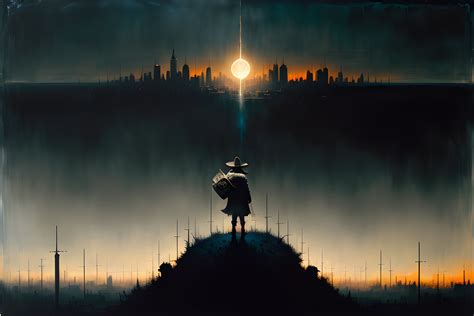 A Dark City 4K Warrior Adventure Wallpaper, HD Artist 4K Wallpapers, Images and Background ...