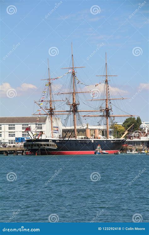 HMS Warrior editorial stock photo. Image of iron, portsmouth - 123292418