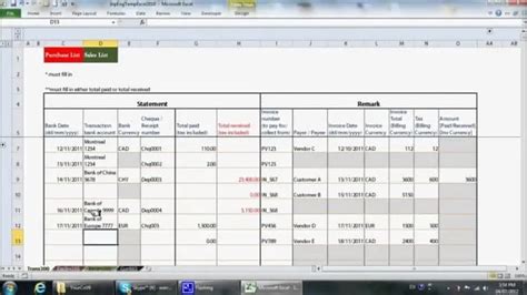 Image result for Excel Bookkeeping Tutorial