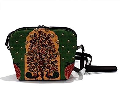 Buy Desi Pop Sling Bag (Multi-Coloured) (CS-TOLGreen) at Amazon.in