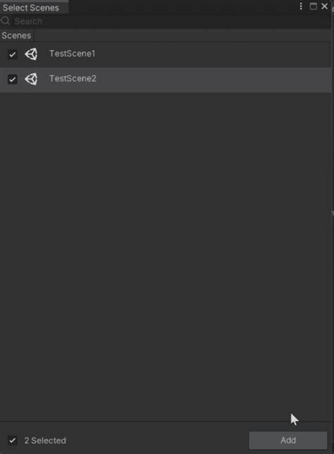Add a Scene From Different Project Unity 的图像结果