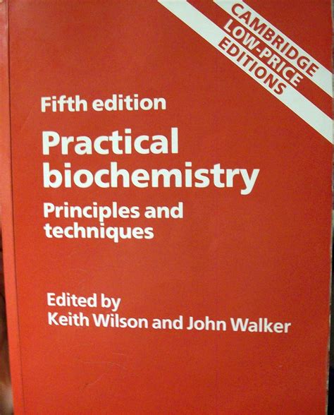 Buy Practical Biochemistry: Principles and Techniques Book Online at ...