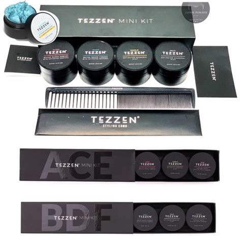 Jual POMADE TEZZEN MINI KIT 1 SET ALPHA BRAVO CHARLIE DELTA CLAY ...