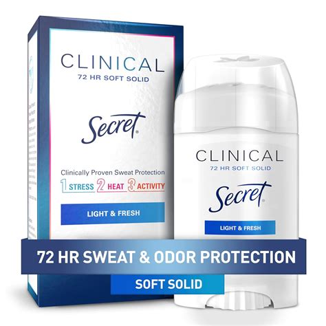Secret Clinical Strength Advanced Solid Antiperspirant and Deodorant ...