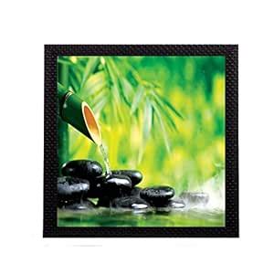 eCraftIndia 'Bamboo Shoot' UV Art Painting (Synthetic Wood, 25 cm x 25 ...