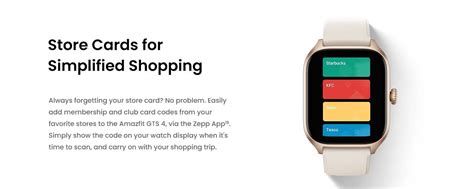 Amazfit GTS 4 MISTRY WHITE