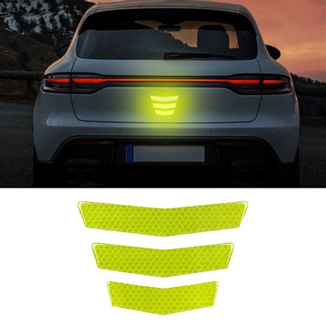 Kelenate® (Neon) 3 Pcs Front and Back Bumper Protector Strip Scratch ...