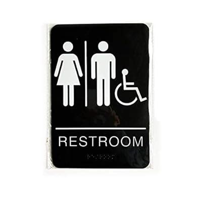 FOCUS SIGN 6x9 Bathroom Signs Sign for Office or Business and India | Ubuy