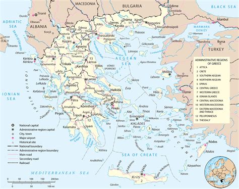 Greece Map - Travel Europe