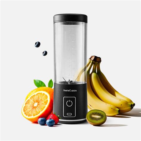 Buy InstaCuppa Portable Blender Bottle – USB Rechargeable, 450ml, 304 ...