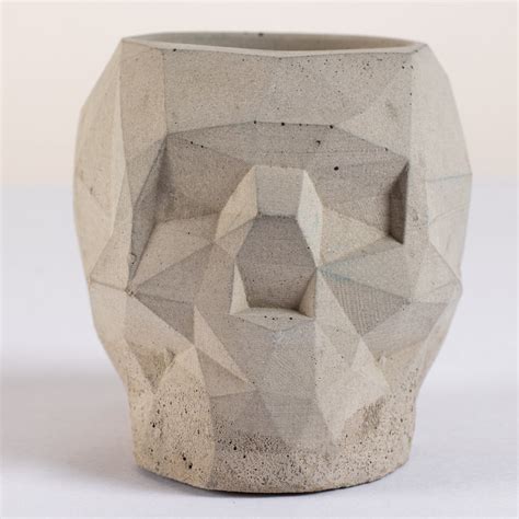 Shop Skull design - Cement Planter / Ashtray | Greyt