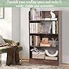 ABOUT SPACE Bookshelf for Home - 4 Tier Books Rack for Study Room ...