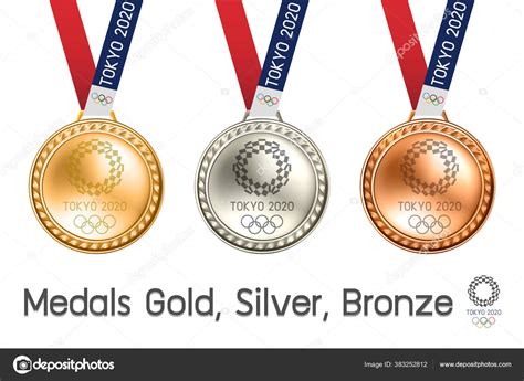 Gold Silver Bronze Olympic Medals