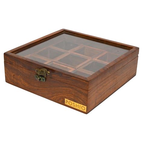 POSHIO Masala Box | Dabba for Kitchen Tabletop | Big Size Kitchen ...