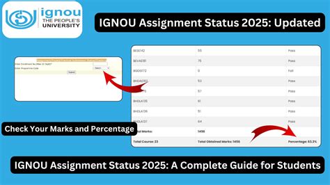 IGNOU Assignment Status 2025: A Complete Guide for Students