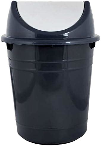 ARISTO Plastic Swing Lid Small Dustbin, (28 L, Standard Size, Blue ...