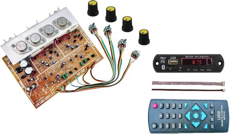 ERH India 3055 Amplifier Circuit Board Kit Powerful Transistor Audio ...