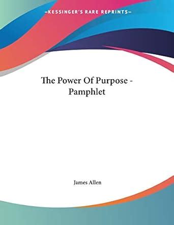 Amazon.in: Buy Power Of Purpose - Pamphlet Book Online at Low Prices in ...