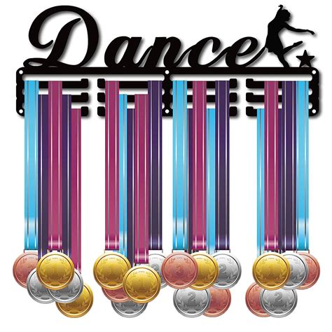 CREATCABIN Dancer Medal Holder Display Hanger Rack Frame Sports Awards ...