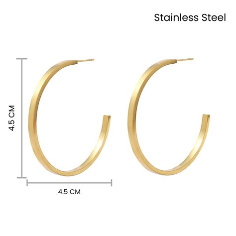 Jubilant Big Gold Hoop Earring | Salty – Salty Accessories