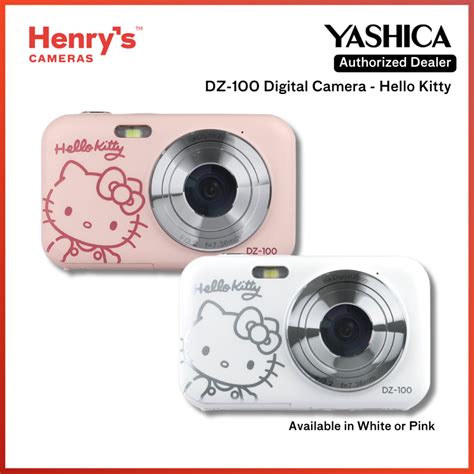 YASHICA x Hello Kitty Digital Camera DZ-100 (White, Pink) - Henry's ...